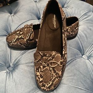 Snake skin loafers. Never worn